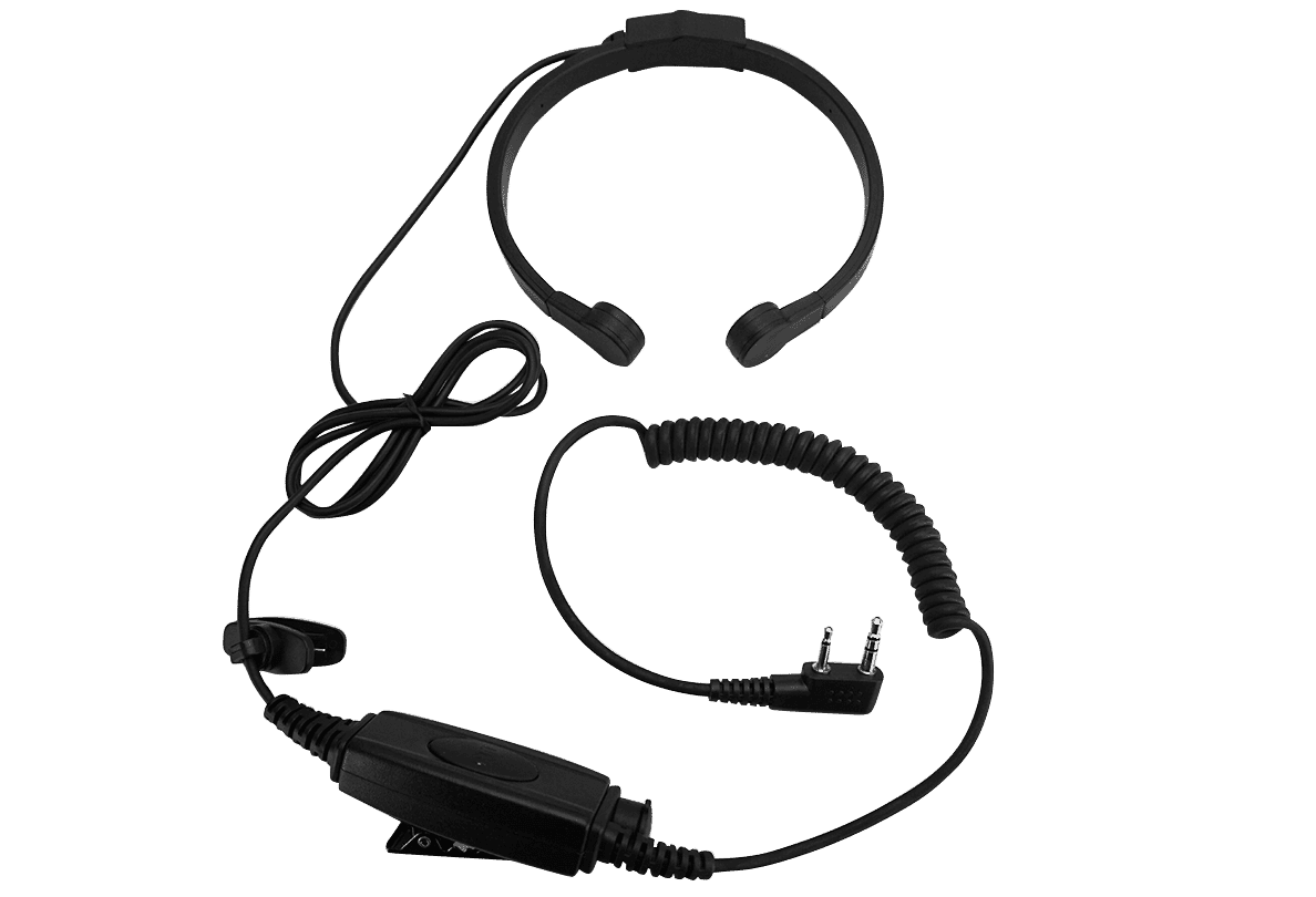 Mitex Vibration Pickup Throat Mic with Earpiece