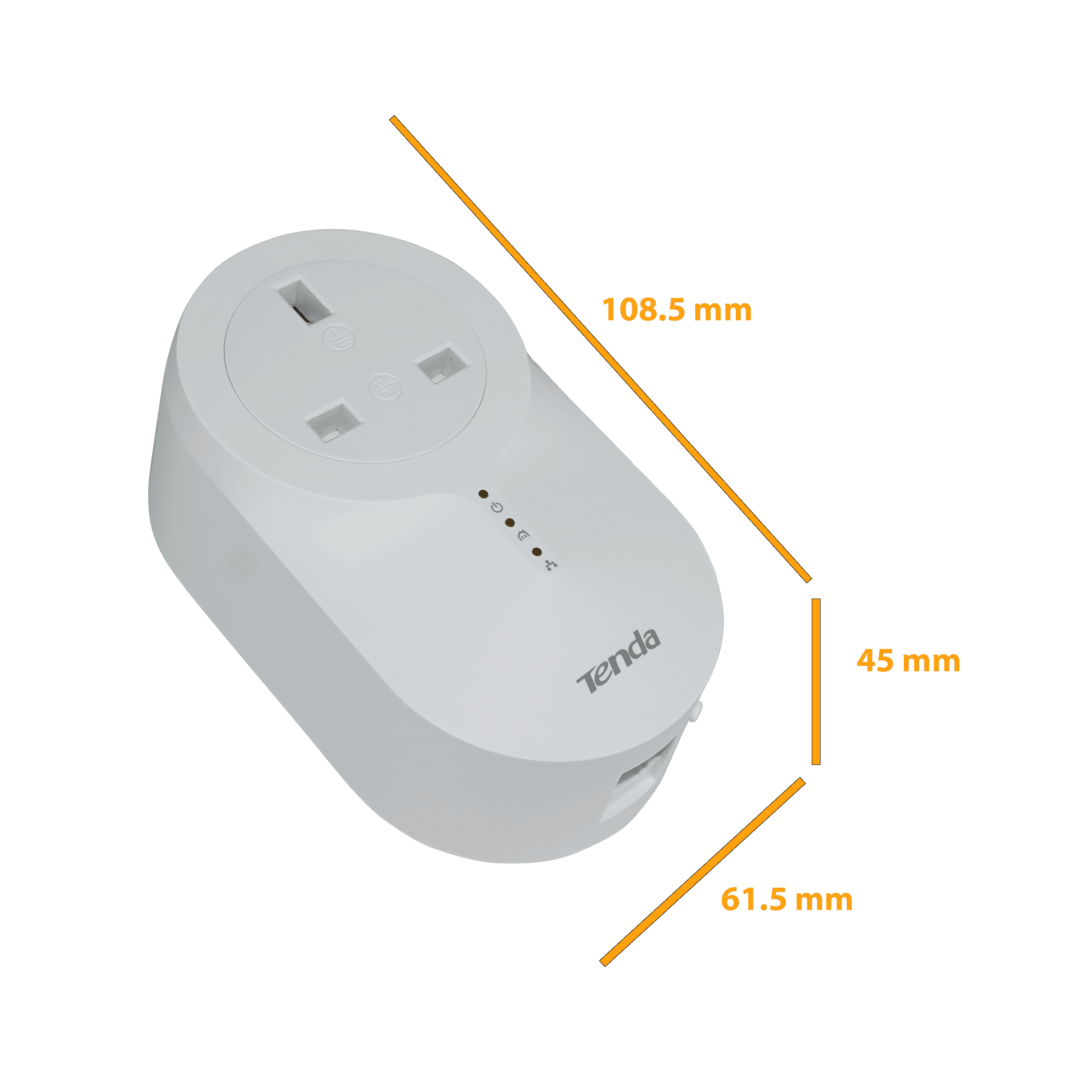 Tenda PH6 Gigabit Passthrough Powerline Network Extender