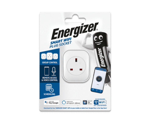 Energizer Smart WiFi Plug with Voice and App Control