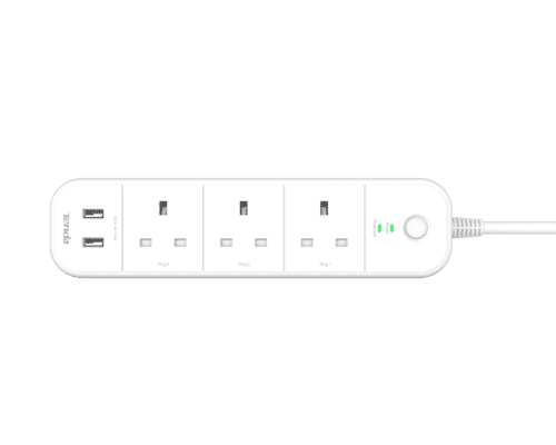 Tenda SP15 3 Way + 2 USB WiFi Smart Plug for Google or Alexa