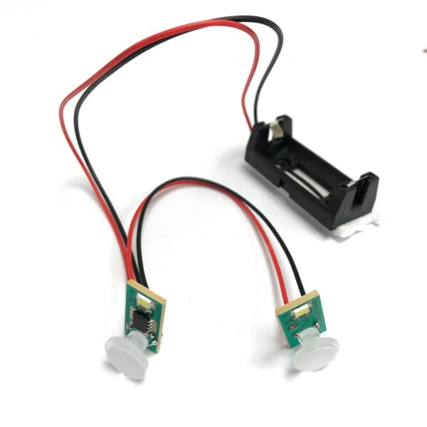Dual Flashing LED Module for Dummy Alarm or Camera Connectec.uk