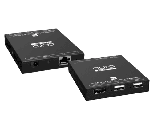 Aura HDMI V1.4 USB KVM Cat 6 Extender 4K/120m PoE