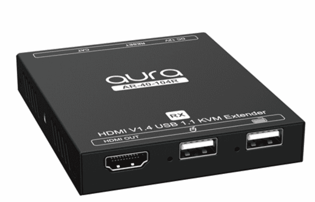 Aura HDMI V1.4 USB KVM Cat 6 Extender 4K/120m PoE