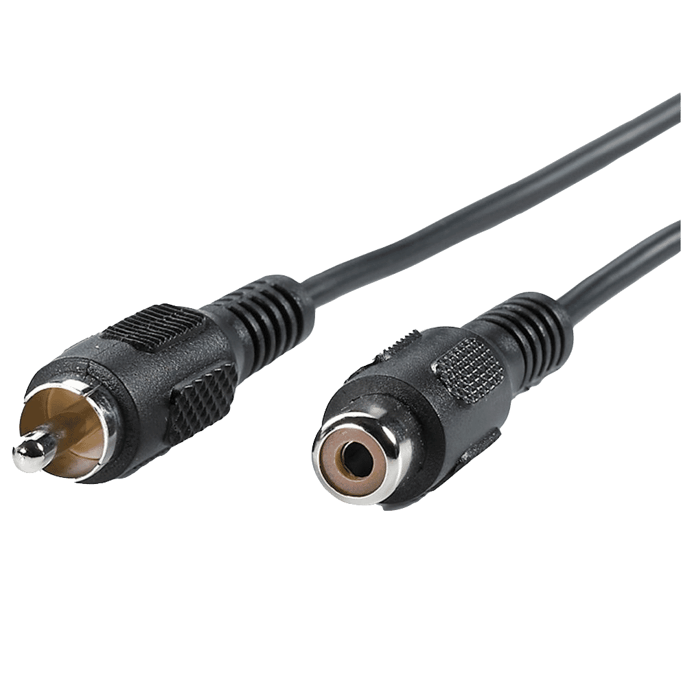 Mono Phono RCA Extension Male to Female Audio Cable