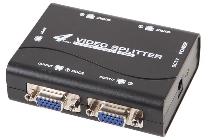 Active Powered VGA/SVGA Video Monitor Cable Splitter Connectec.uk