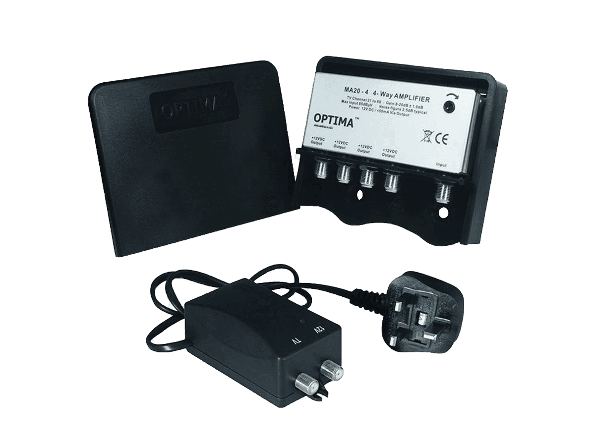 Optima Masthead Amplifier with Power Supply Connectec.uk