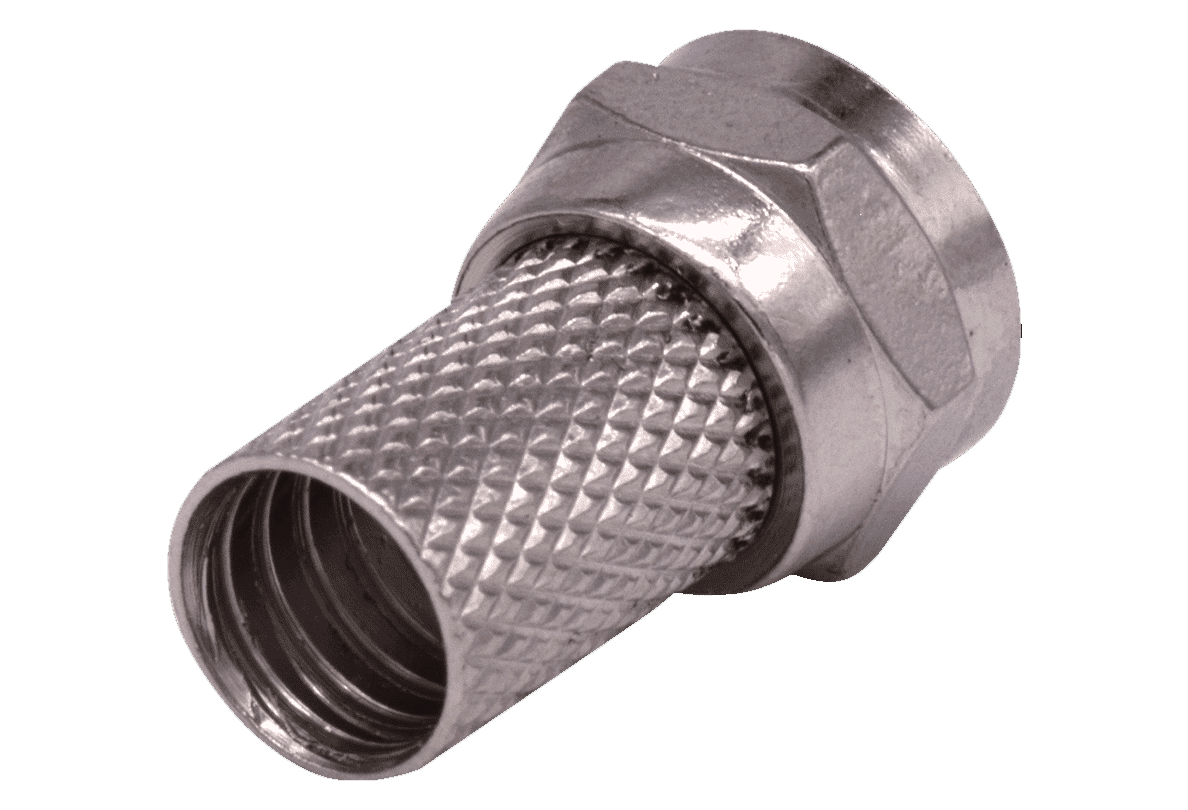 Blake F Type Twist-on Plug for RG6/100 TV/Satellite Coax