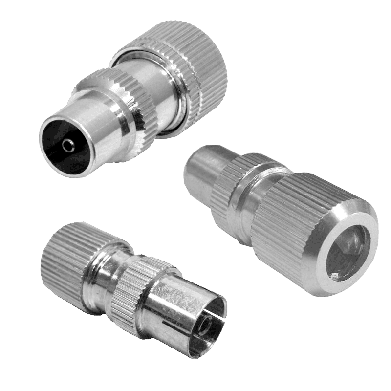 Toolless Coax Plug for TV Aerial Cable (10pc) Connectec.uk