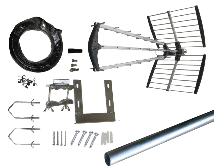 Professional 64 Element Digital TV Aerial Installation Kit | Connectec.uk