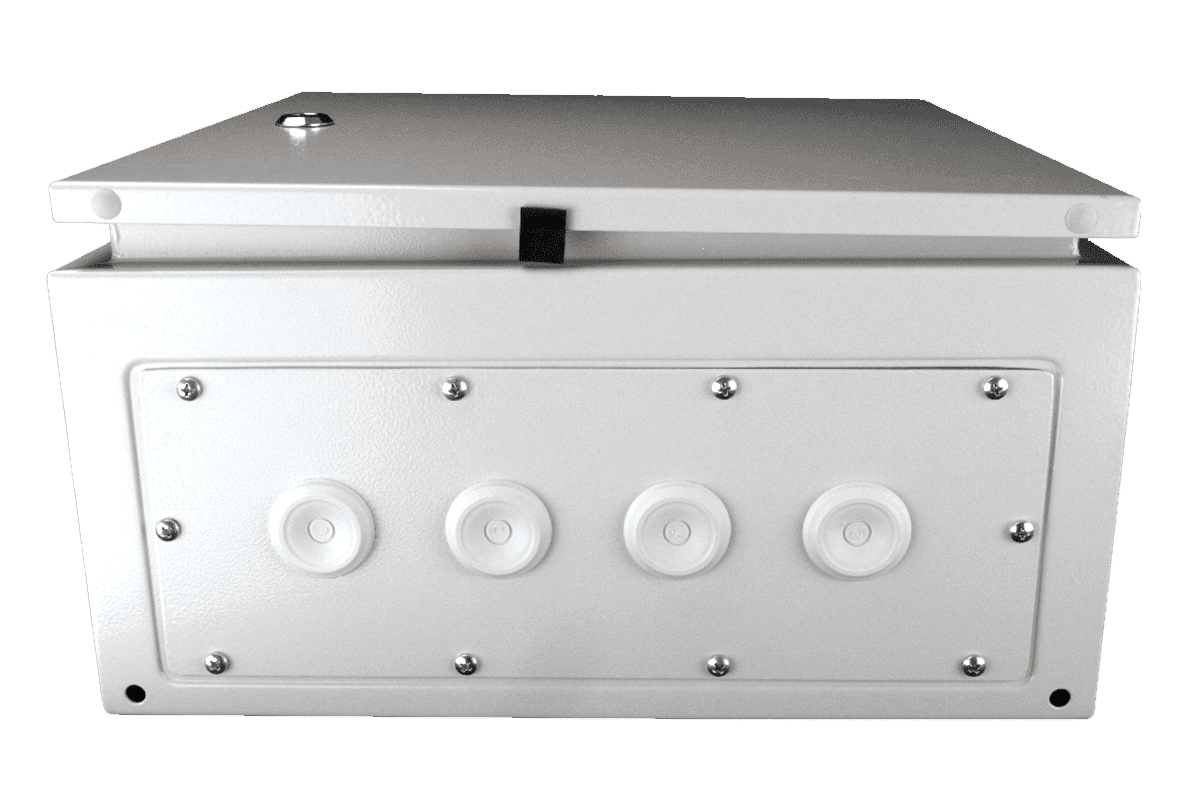 400mm x 400mm x 210mm IP66 Outdoor Steel Enclosure Cabinet