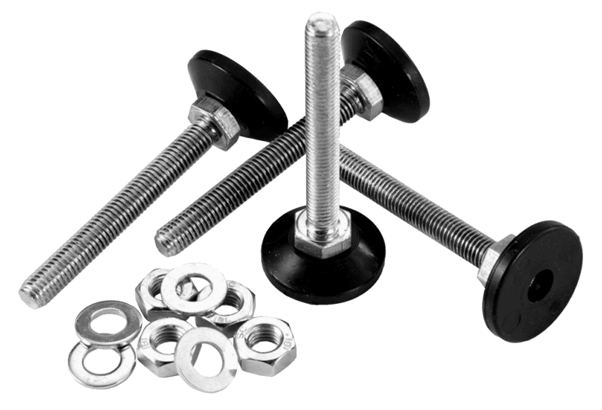 Pack of 4 Feet for large floor standing data cabinets
