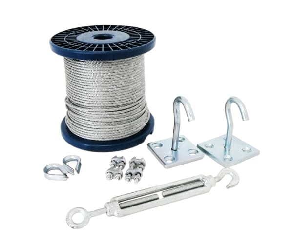 50m Catenary Steel Wire Rope Kit