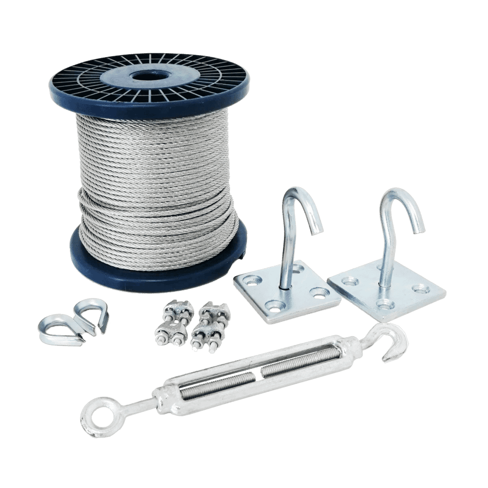 50m Catenary Steel Wire Rope Kit | Connectec.uk