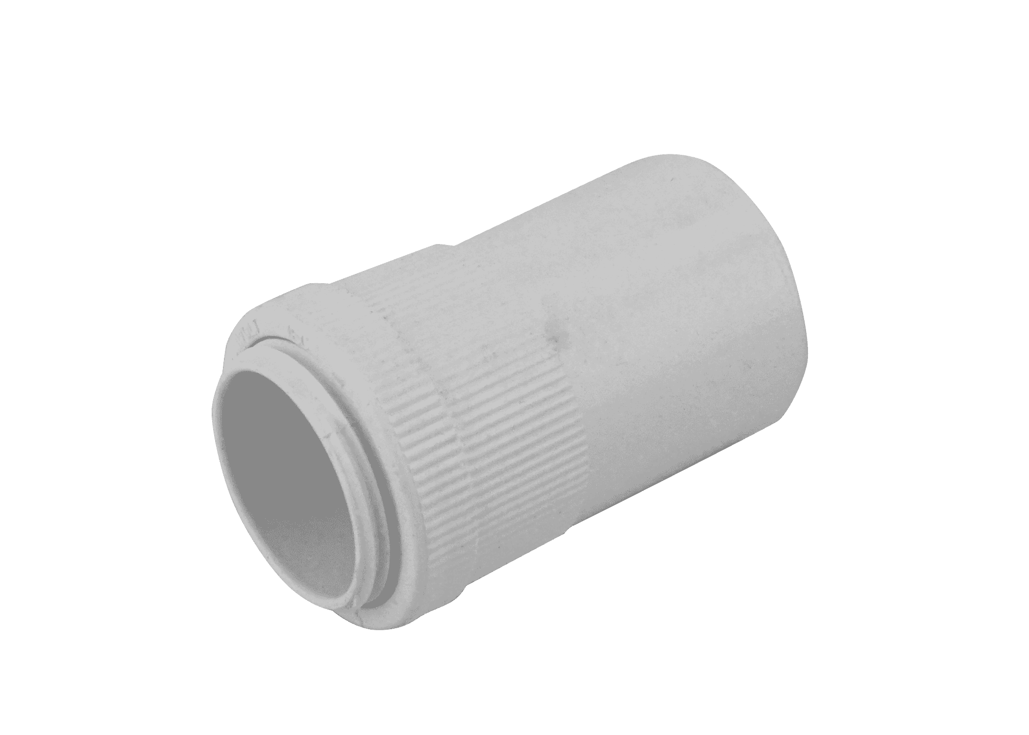Univolt 25mm White Male Conduit Adaptor