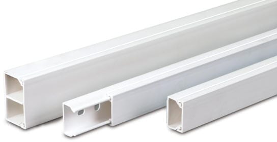 Univolt White PVC Mini Trunking Connectec.uk