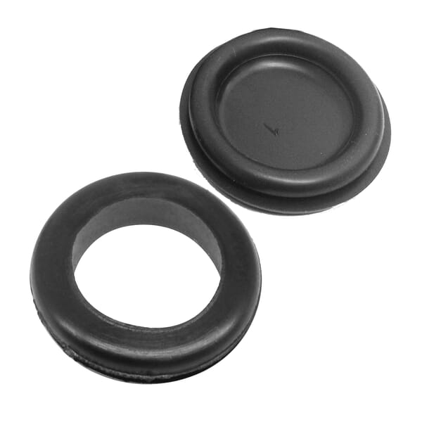 Rubber open and blind grommets (25pc) Connectec.uk