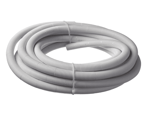 Light Duty LSHF Flexible Corrugated Plastic Conduit (White)