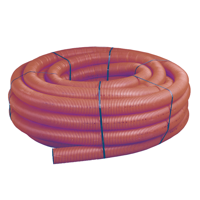Underground Twin Wall Corrugated Data or Electrical Ducting Connectec.uk
