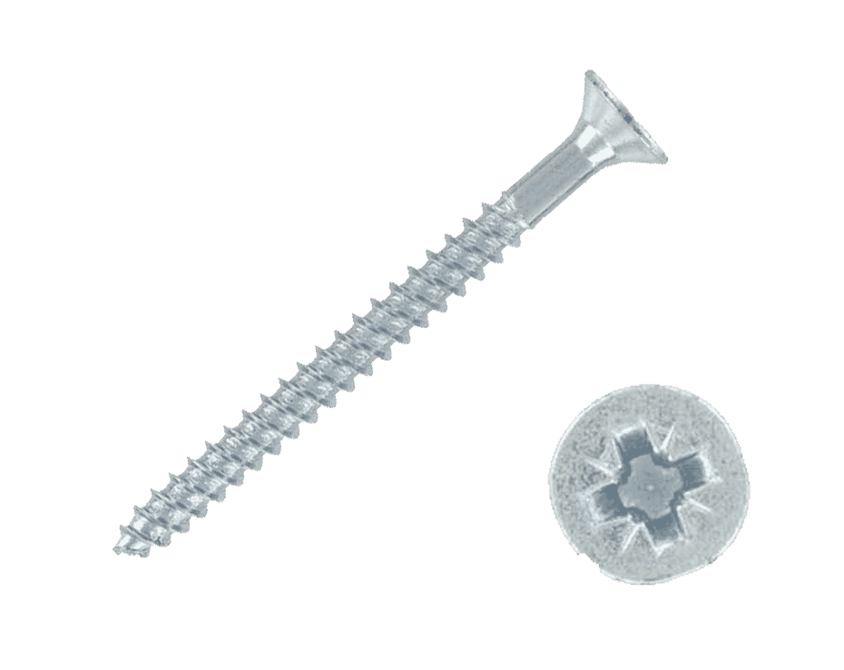 General Purpose Countersunk Twinthread BZP Screws Pozi