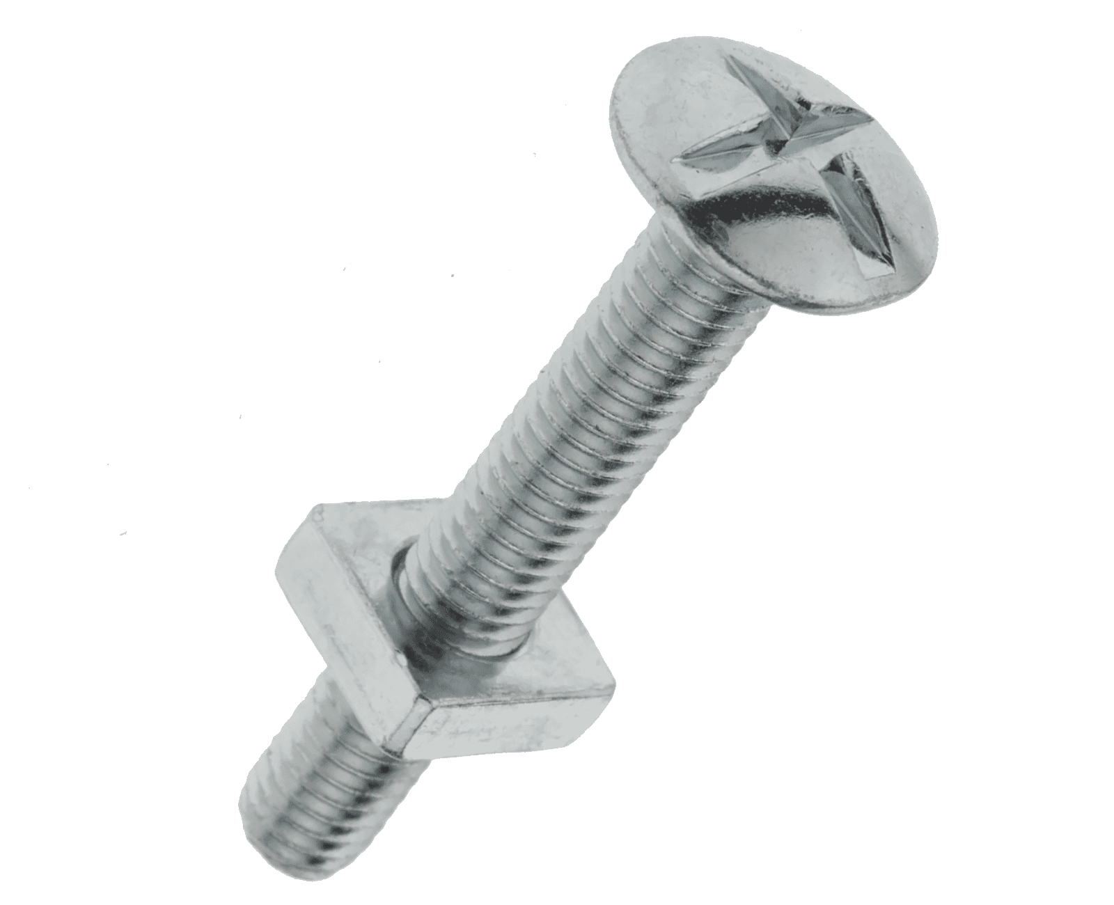 M6 x 25mm Zinc Roofing or Gutter Bolts (200pc) Connectec.uk