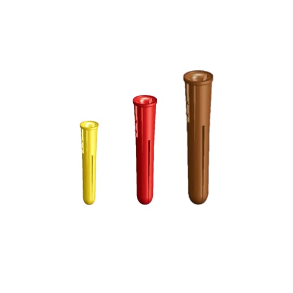 Tough HDPE wall plugs 100 pack Connectec.uk