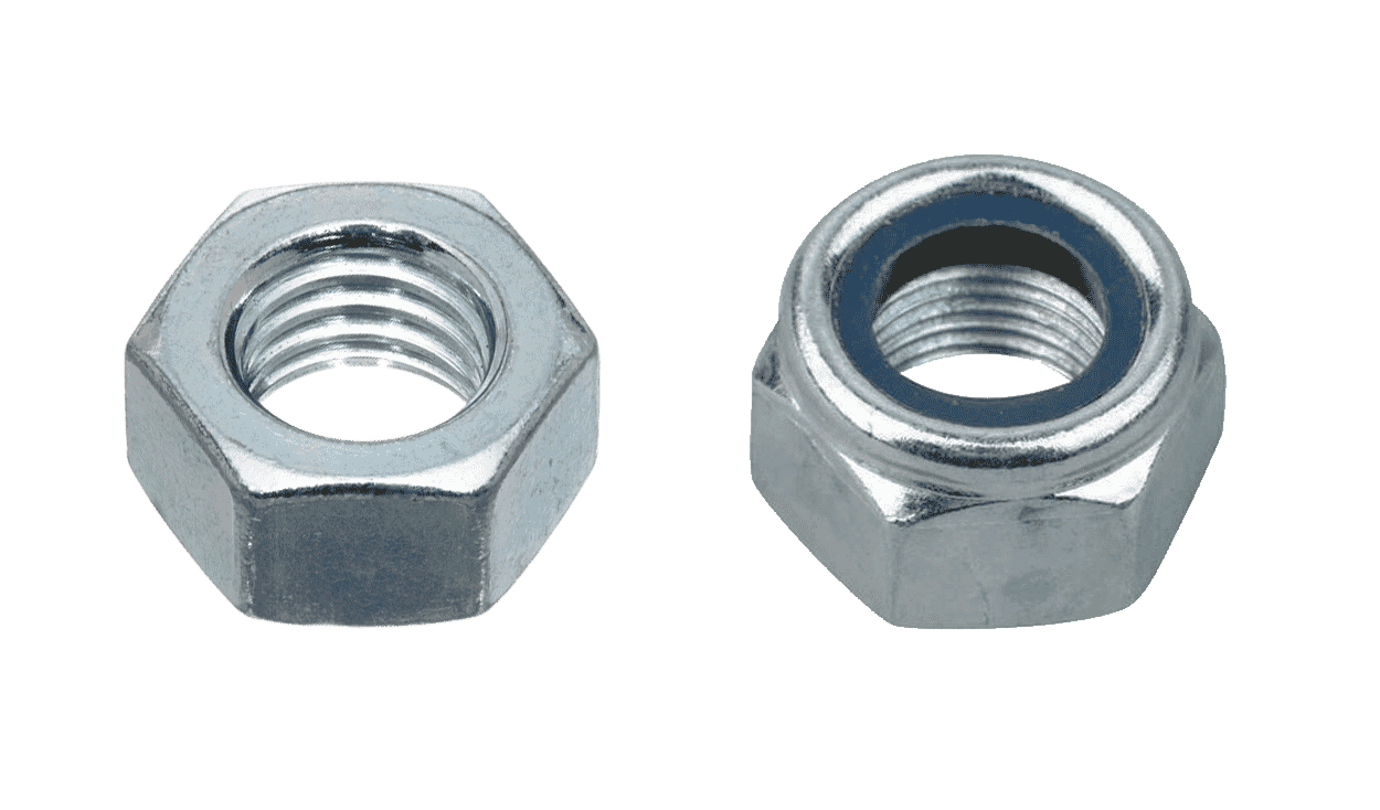 Zinc Plated High Tensile Steel Nuts (25 Pack) Connectec.uk