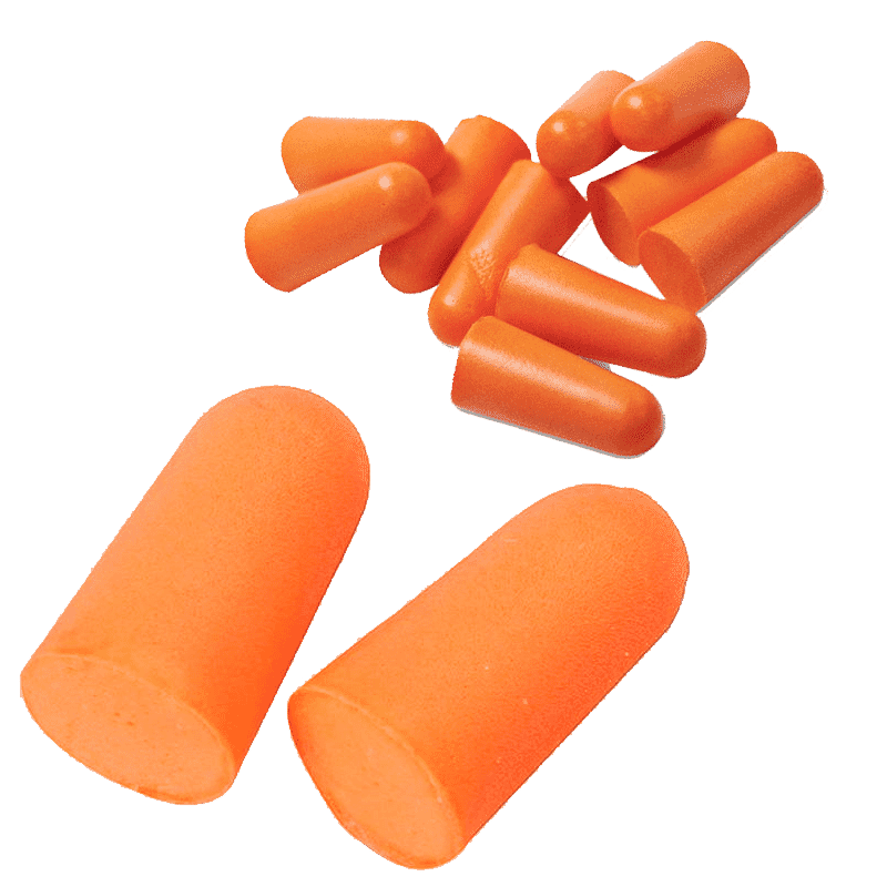Single Use 37db Pushin Foam Ear Plugs Protectors 10 pairs Connectec.uk