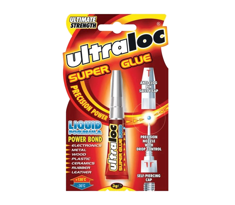 Ultraloc Liquid Instant Bond Super Glue 3g Connectec.uk