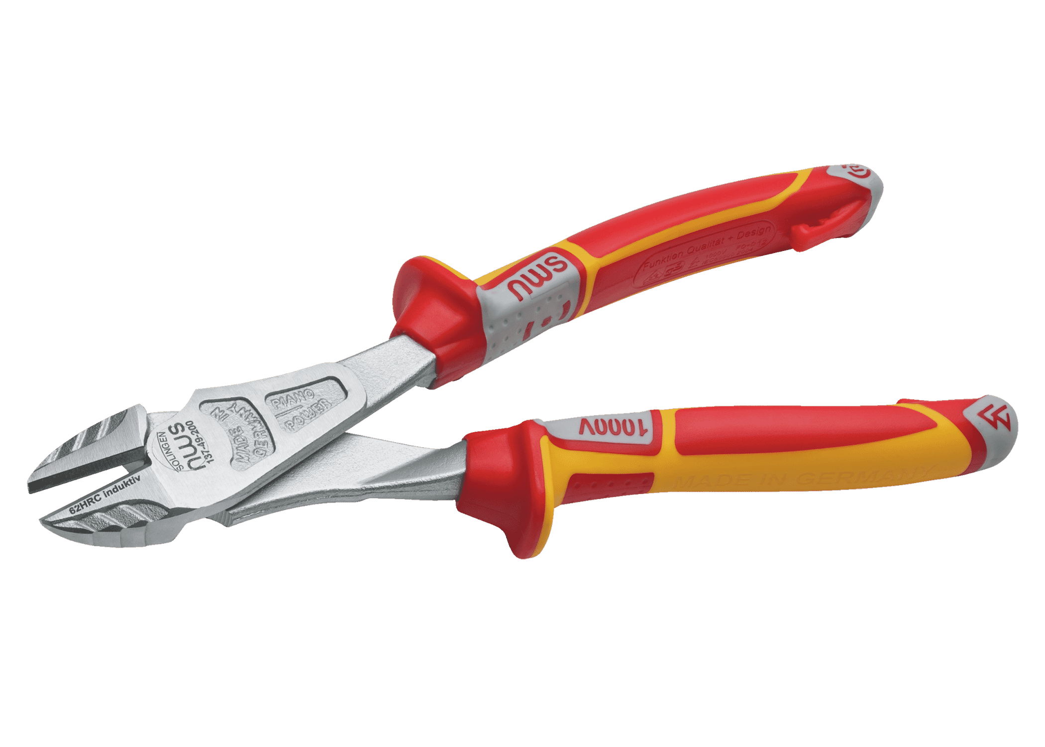 NWS (3k) 180mm VDE Heavy Duty Side Cutters