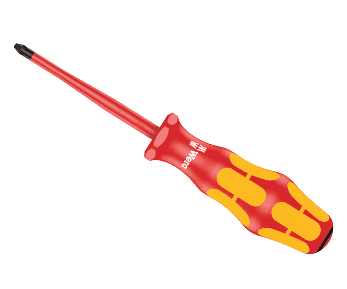Wera 165IS PZ/S #1 X 80mm VDE-Insulated Screwdriver