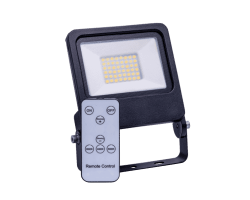 Diamond Dunham Tri-colour LED Floodlight 50W with Remote