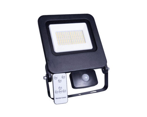 Diamond Dunham Tri-colour LED Floodlight 30W with PIR and Remote