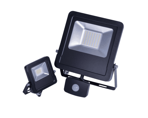 Diamond Tatton Slimline Outdoor LED Floodlight 10W PIR 6000K