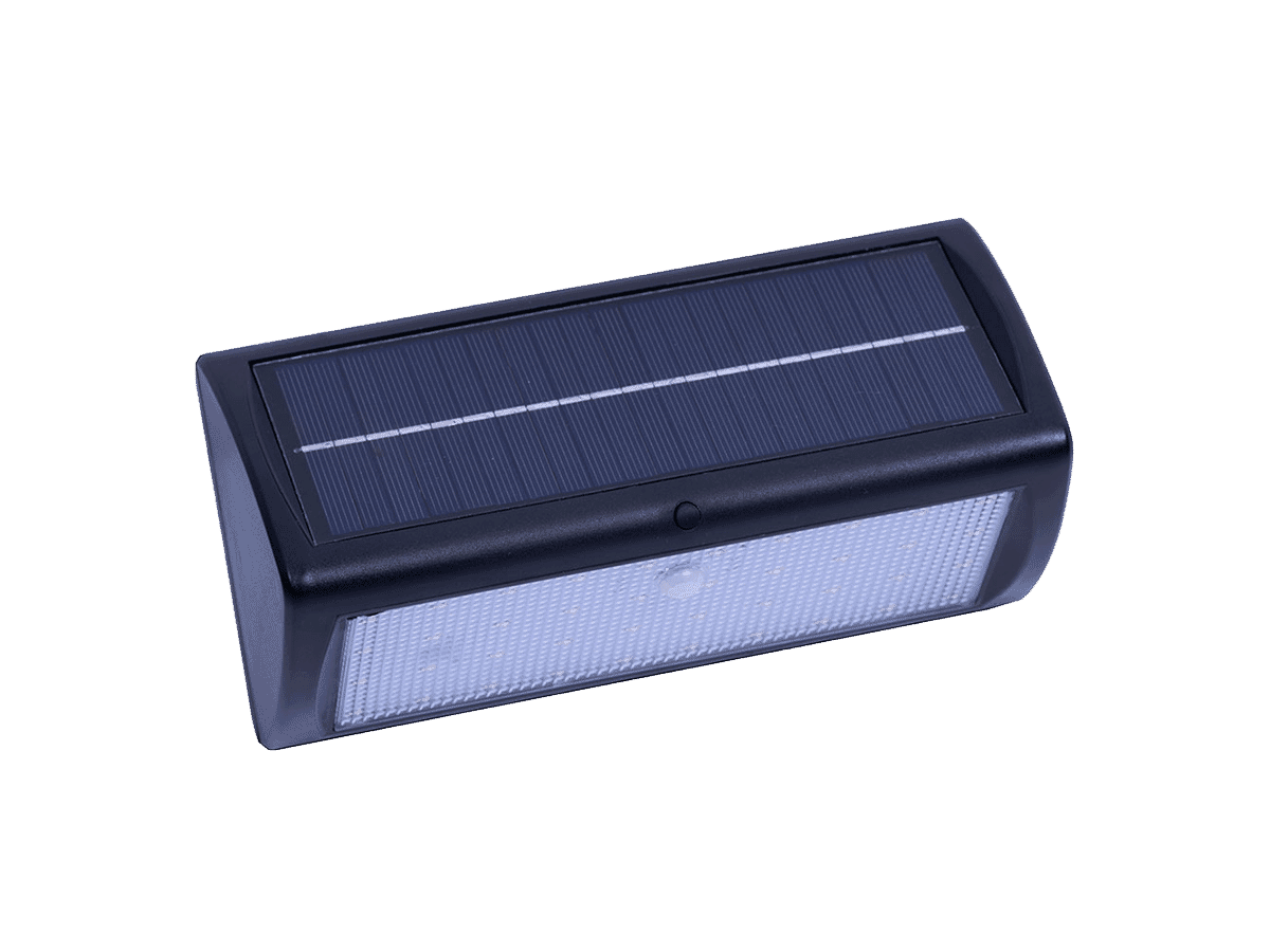 Diamond 8 Watt Solar LED Wall Light with PIR