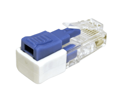 Lockable RJ45 Security Anti-tamper Plug with Key