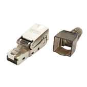 Cat 6/6A Tool Free Field Termination Plug 23-26AWG Cat 6/6A Tool Free Field Termination Plug 23-26AWG