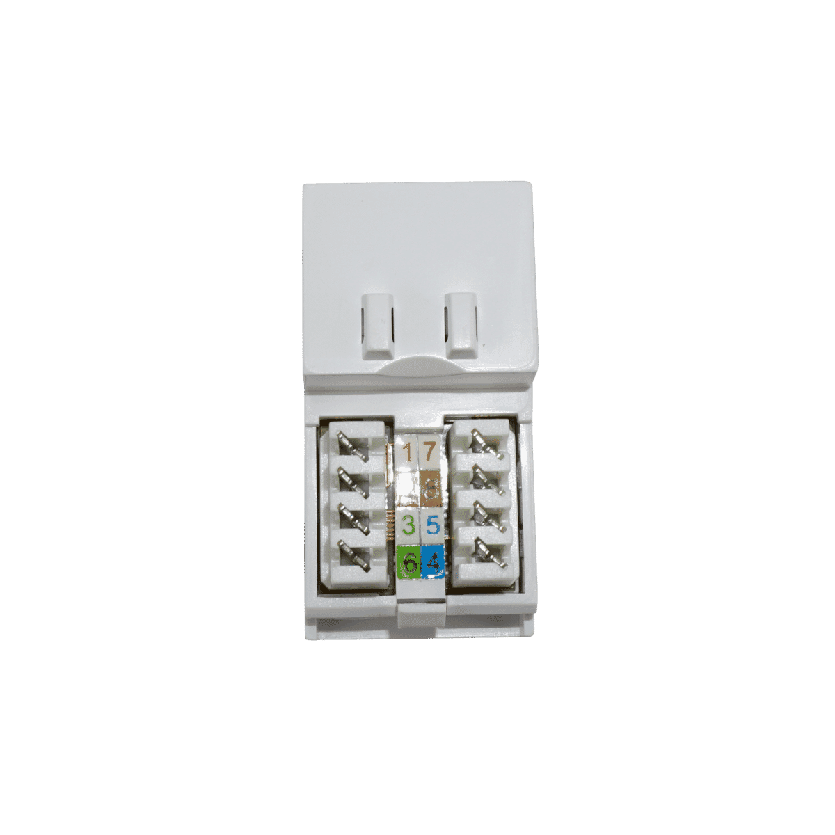 Cat 5e UTP RJ45 Euro Module White or Black
