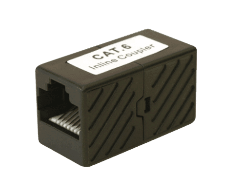 Category 5e UTP RJ45 network cable coupler