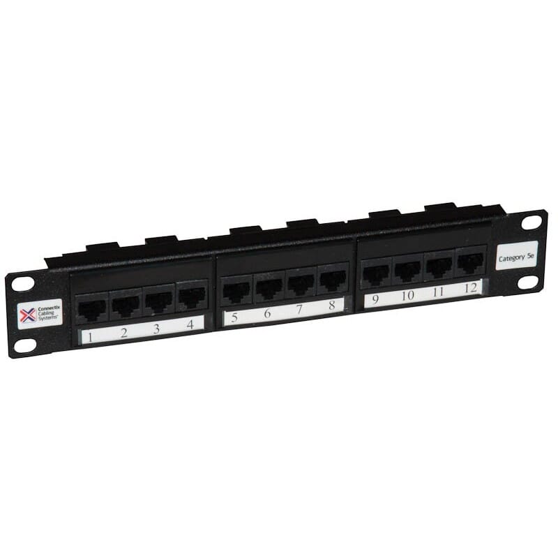 12 Port Cat5e 10