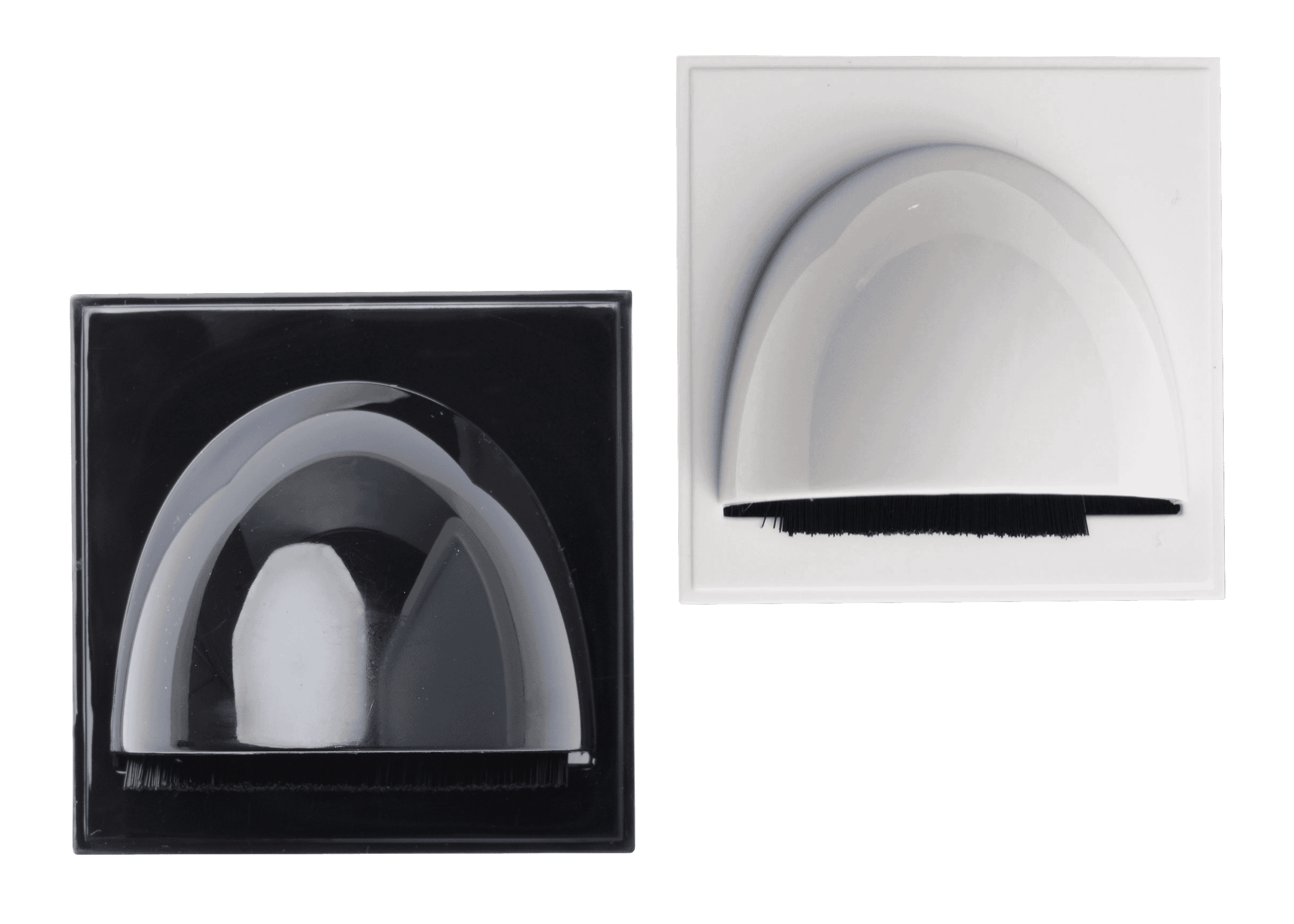 Bull Nose Brush Module Euro Faceplate Insert