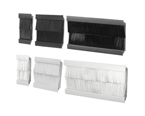 Single Euro Fit Brush Module White 25x50mm