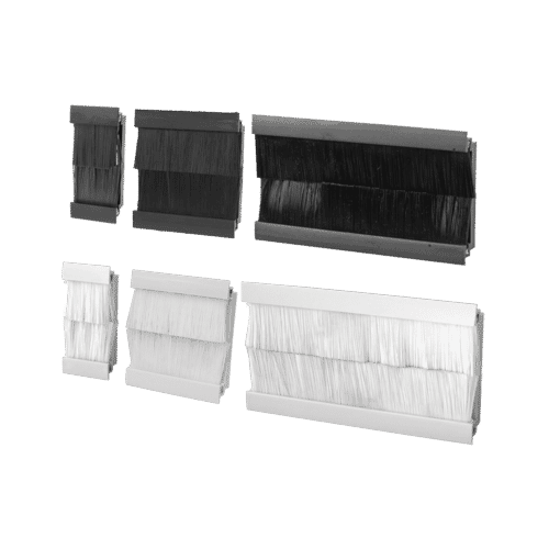 Euro Module Inserts Euro Fit Brush Module Inserts in Black or White