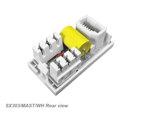 Telephone Socket Secondary Euro Module White