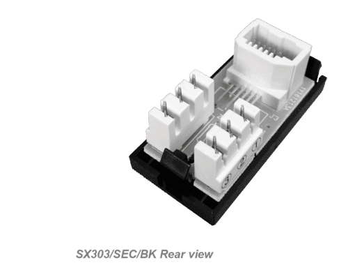 Telephone Socket Master Euro Module White