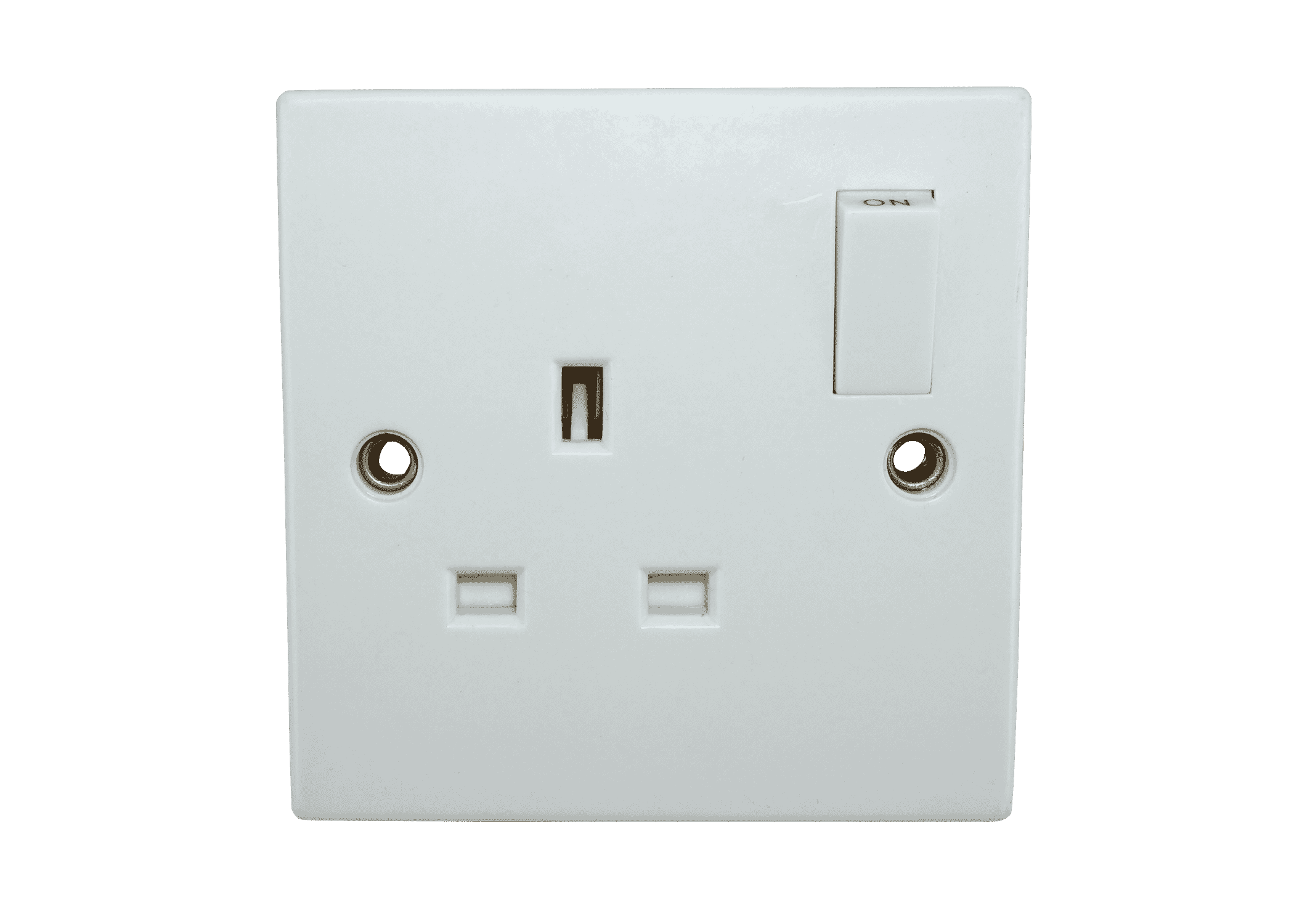 Single Gang 13A Switched 3 Pin UK Mains Socket
