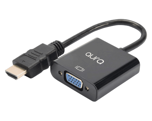 Aura HDMI to SVGA With 3.5mm Audio Convertor Dongle