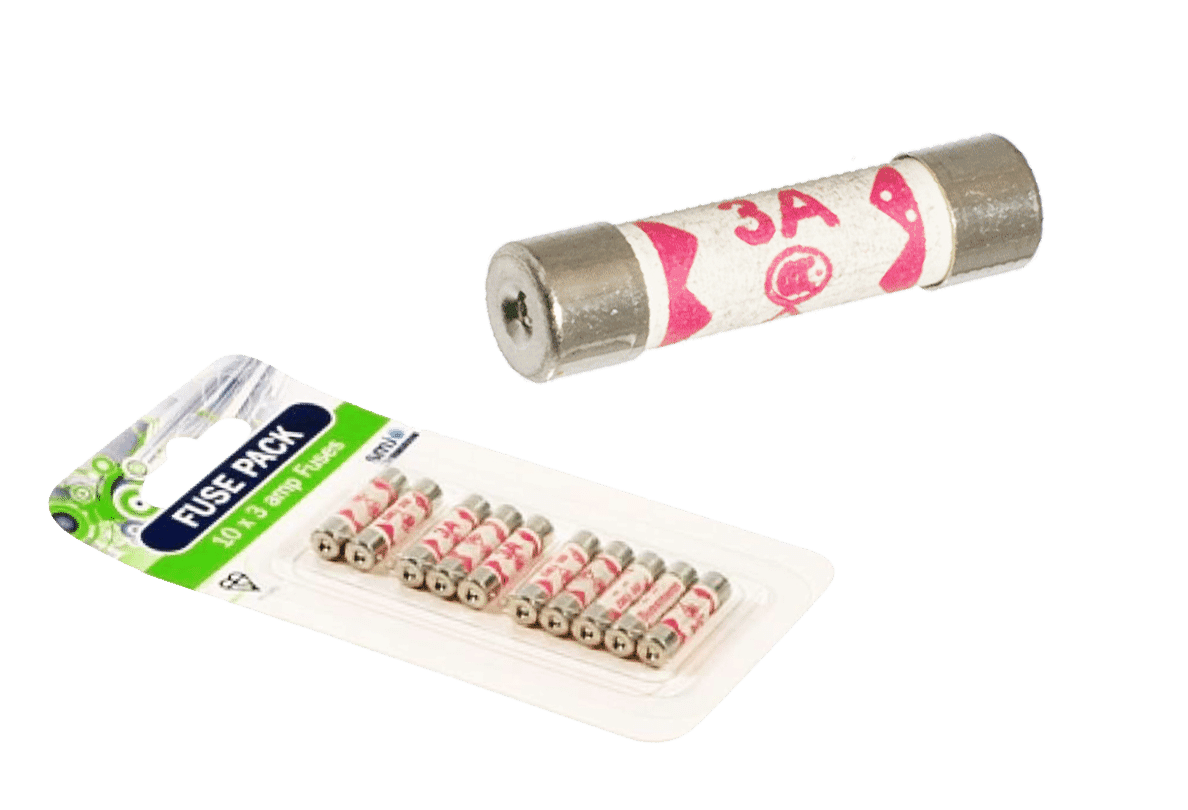 3 Amp Mains Fuse Pack (Pack of 10) Connectec.uk