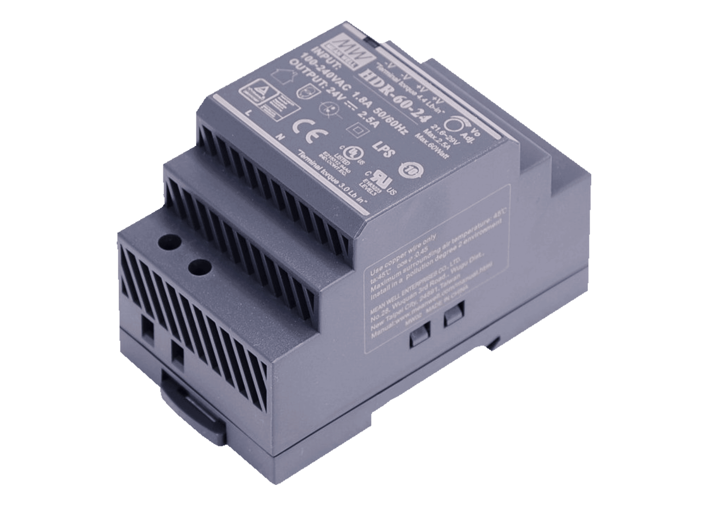 Hikvision DS-KAW60-2N 24V DC 60W Din Rail Power Supply