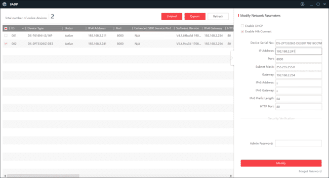 Network store camera finder