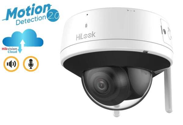 HiLook IPC-D140HA-D/W(W)(2.8mm) 4MP Motion 2.0 Fixed Dome Network Wi-Fi ...